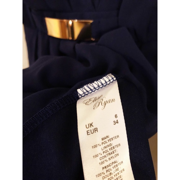 ASOS/ Elise Ryan Skater Dress with Wrap Front - Picture 7 of 7